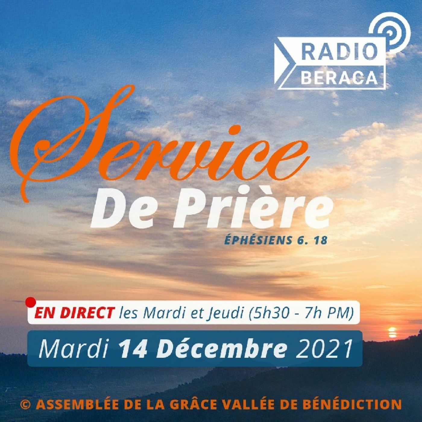 Mardi 14 Décembre 2021- Service de Prière episode artwork