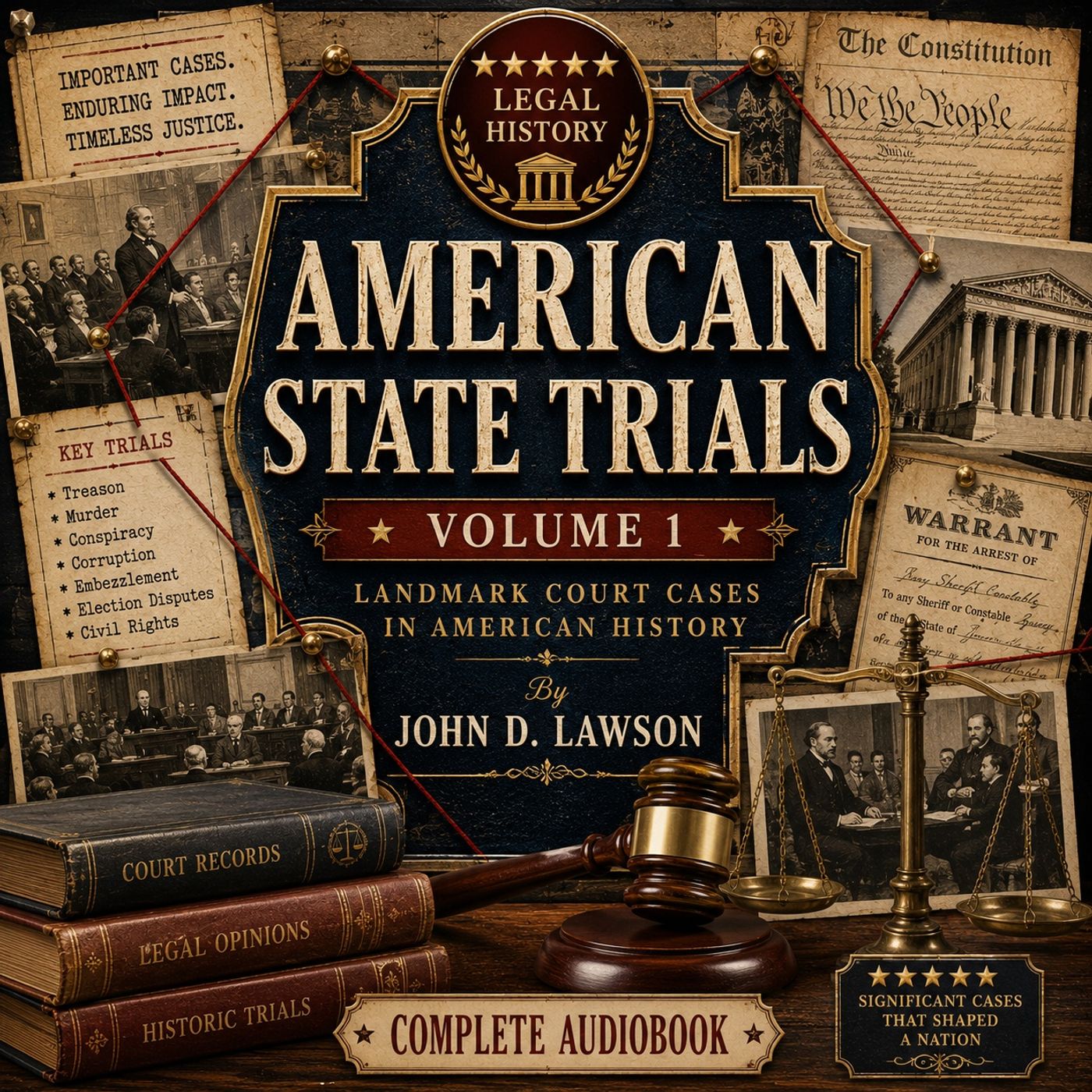 American State Trials, Volume 1 by John D. Lawson | Complete Audiobook | Landmark Court Cases in American History Part 4 episode artwork