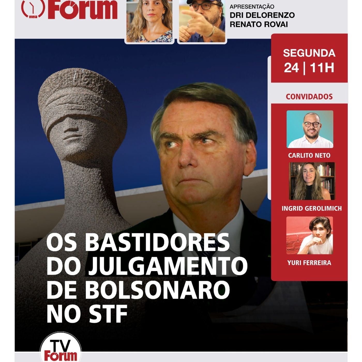 Julgamento de Bolsonaro vai começar | Por que mulher que pichou estátua pode pegar 14 anos | 24.3.25 episode artwork