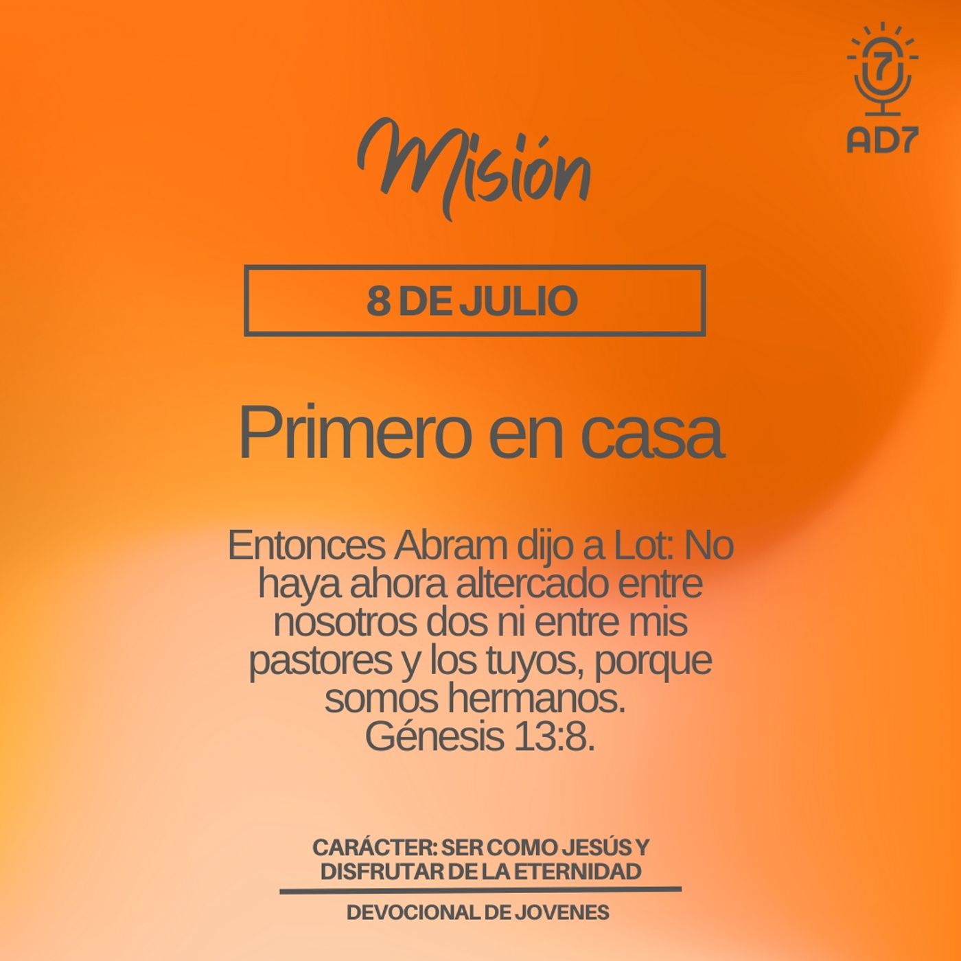 AD7 Devocional - Diferente / Inverso