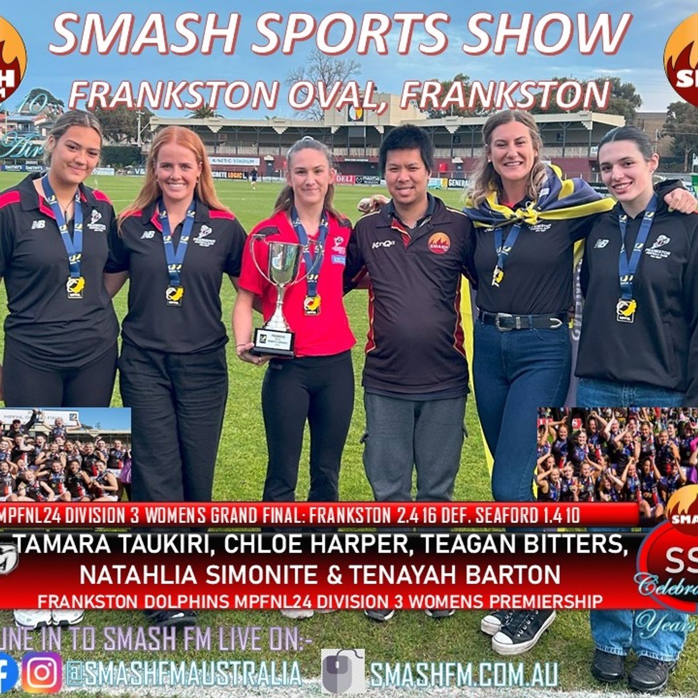 SSS10THYR: Frankston Womens Football MPFNL24 Womens Division 3 Premiership Interviews 160824