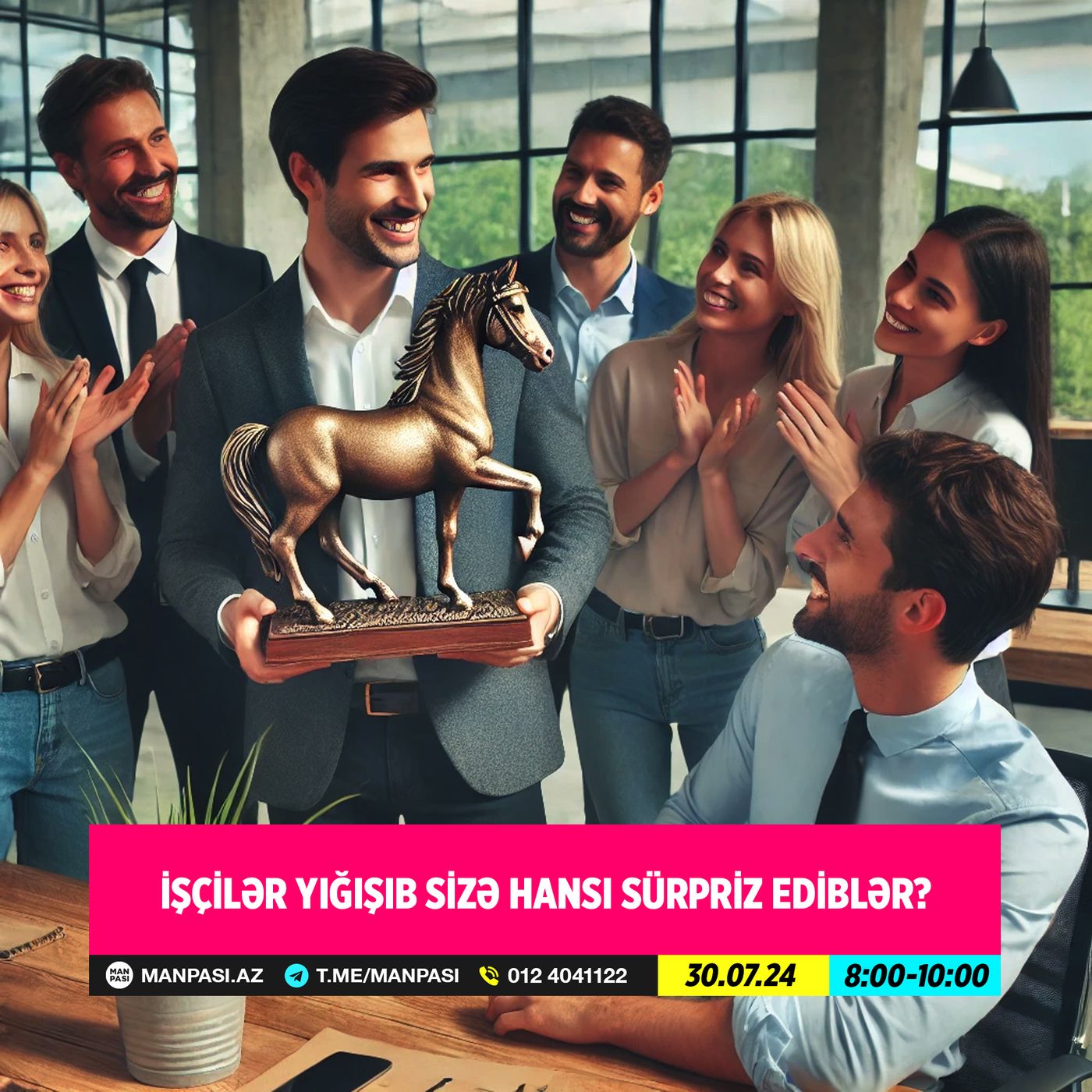 ⁠İşçilər yığışıb Sizə hansı sürpriz ediblər? 30.07.2024