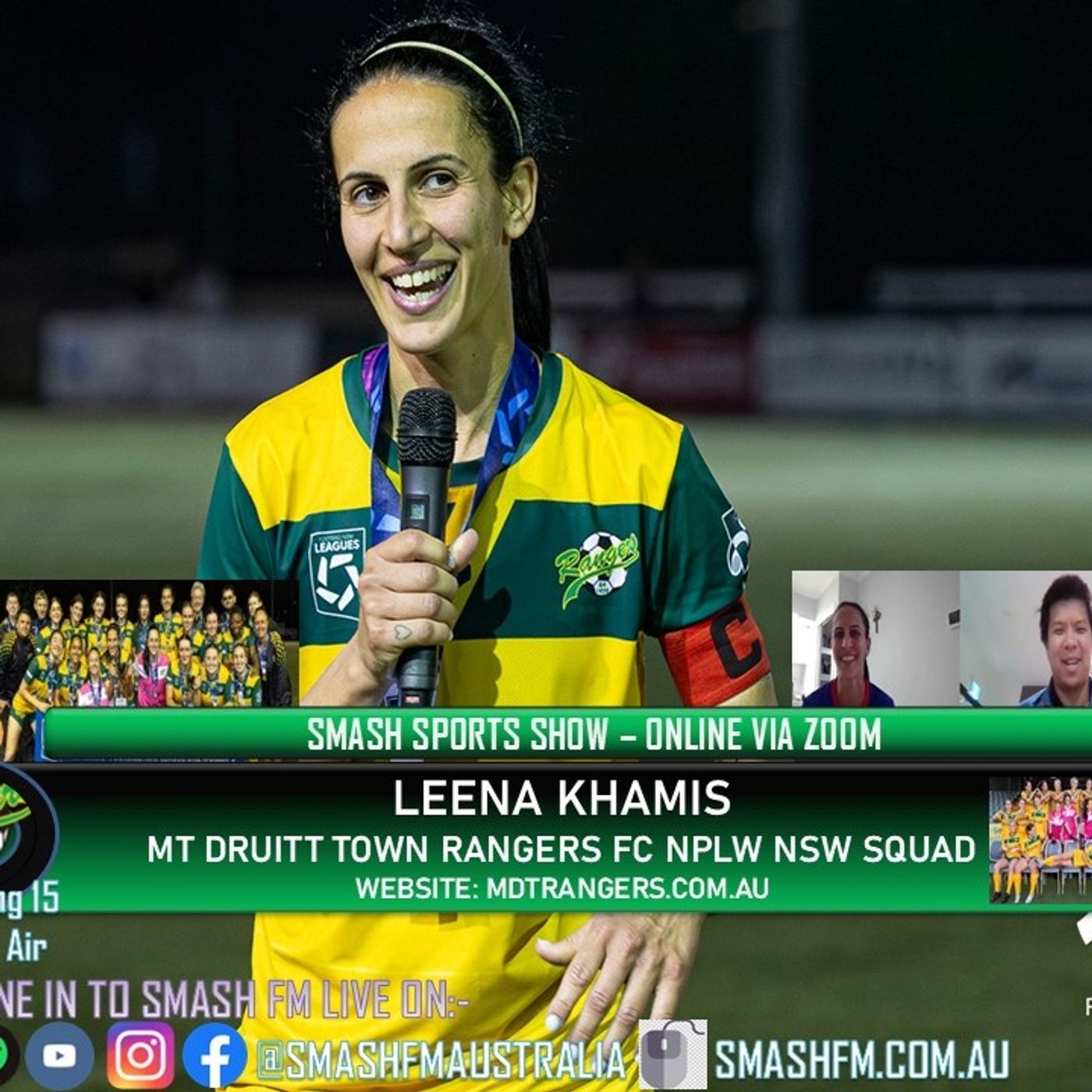SSS15THYR: Mount Druitt Town Rangers FC NPLW25 Leena Khamis Interviews 230425
