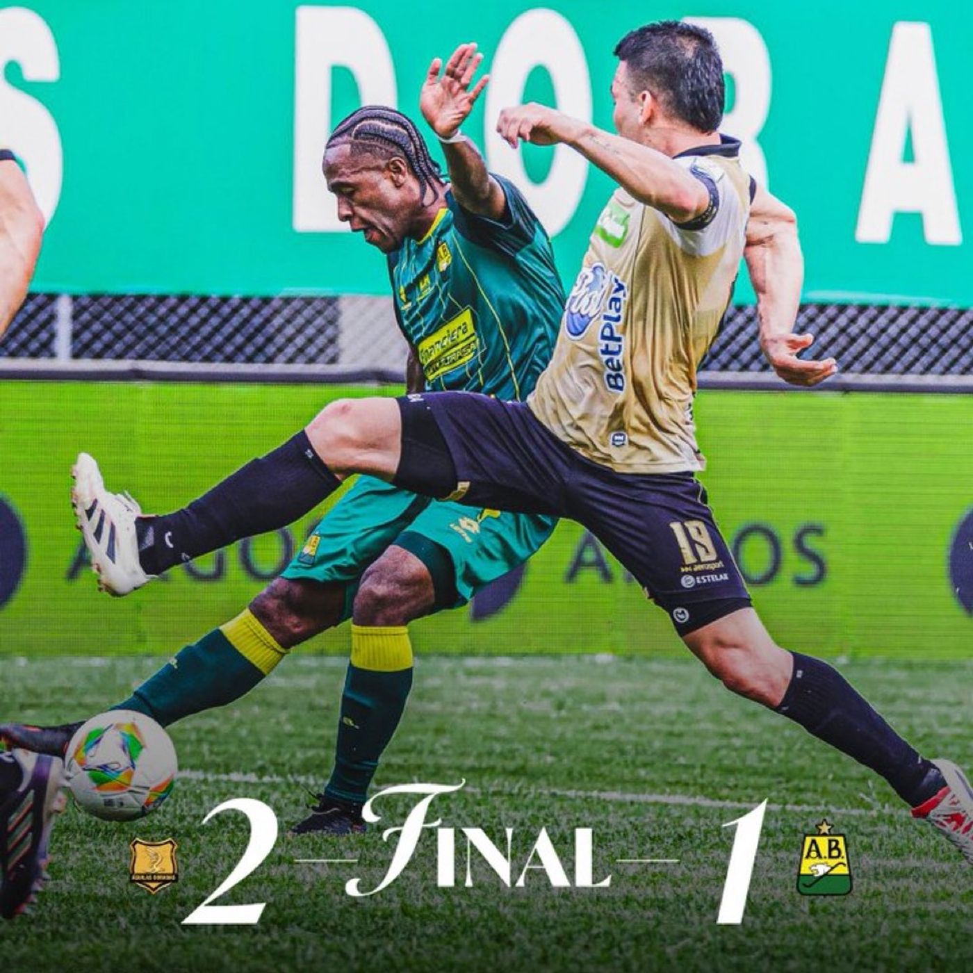 Corazón leopardo. Derrota con Águilas, 1-2.