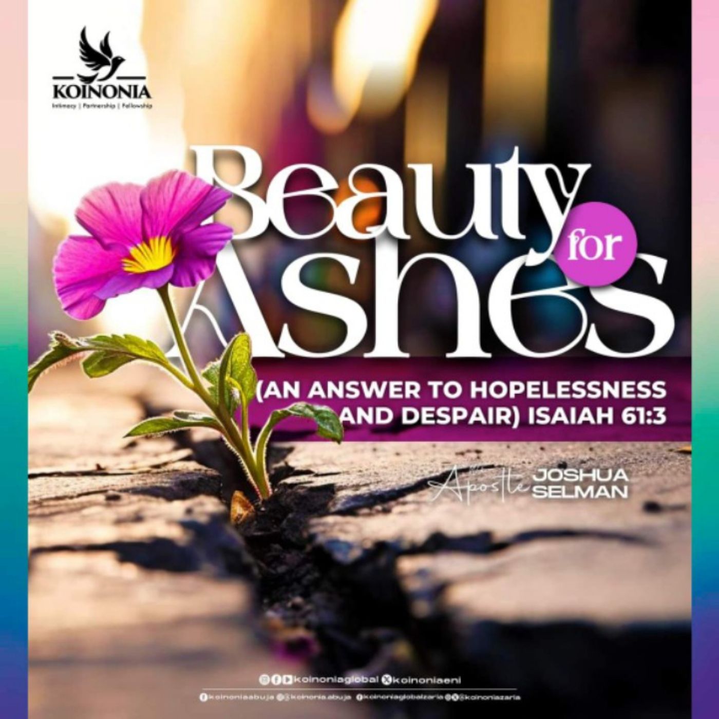BEAUTY FOR ASHES WITH APOSTLE JOSHUA SELMAN (5)