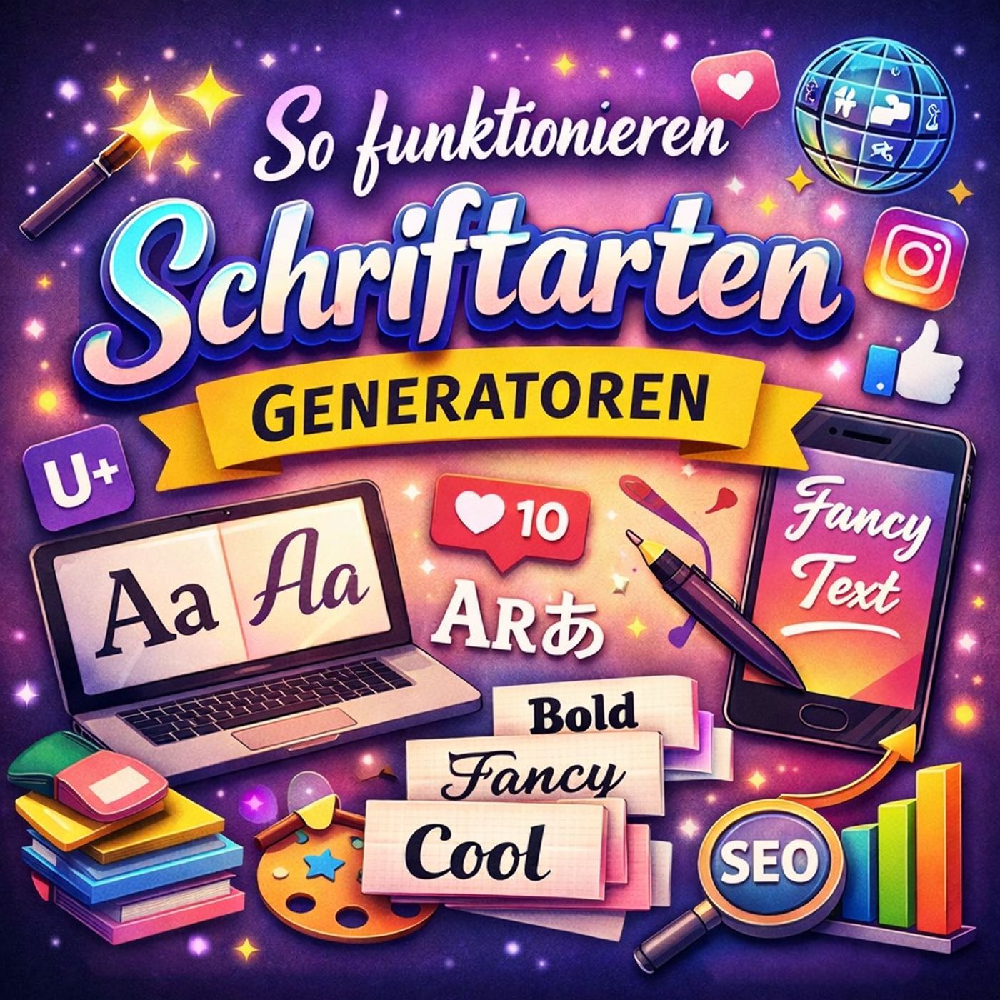 Schriftarten Generator einfach erklärt