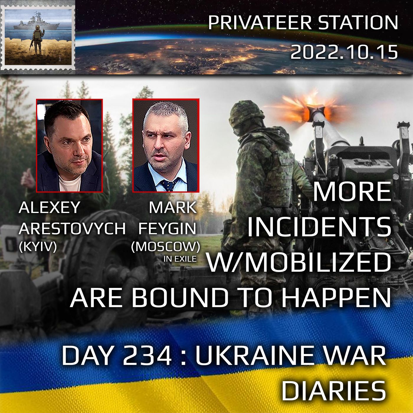cover of episode War Day 234: Ukraine War Chronicles with Alexey Arestovych & Mark Feygin