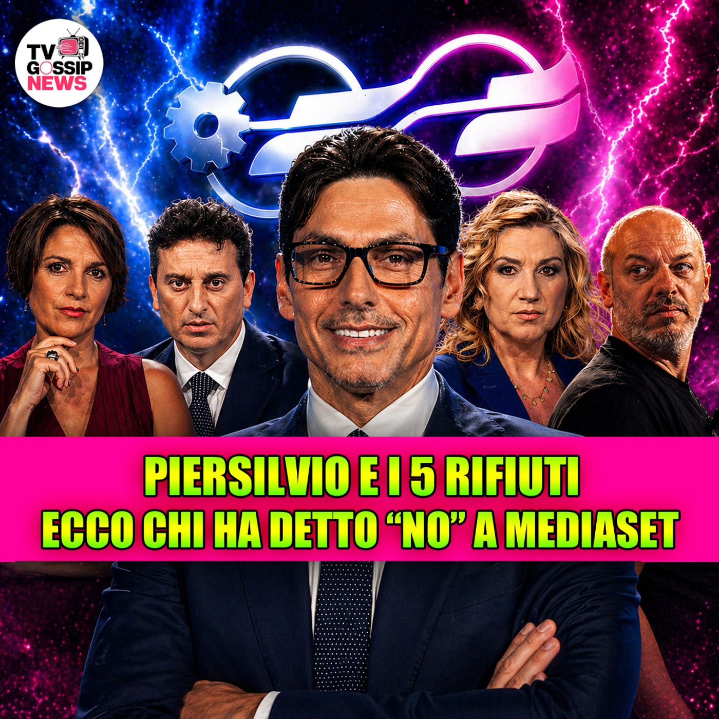 Pier Silvio Berlusconi tenta il colpaccio: 5 conduttori dicono NO, ecco chi sono