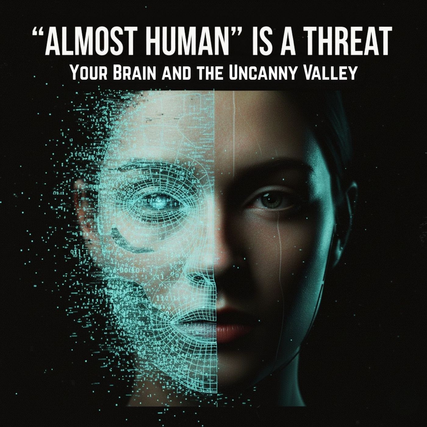 "ALMOST HUMAN" is a Threat: Your Brain and the UNCANNY Valley episode artwork