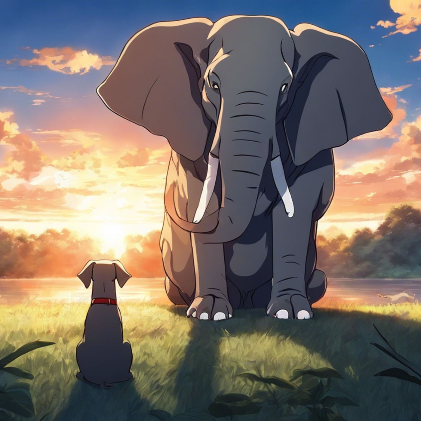 The Elephant and The Dog - Episode 7 of an Ancient Indian Tale on Spotify - A Zen Short Story of Wisdom and Unity episode artwork