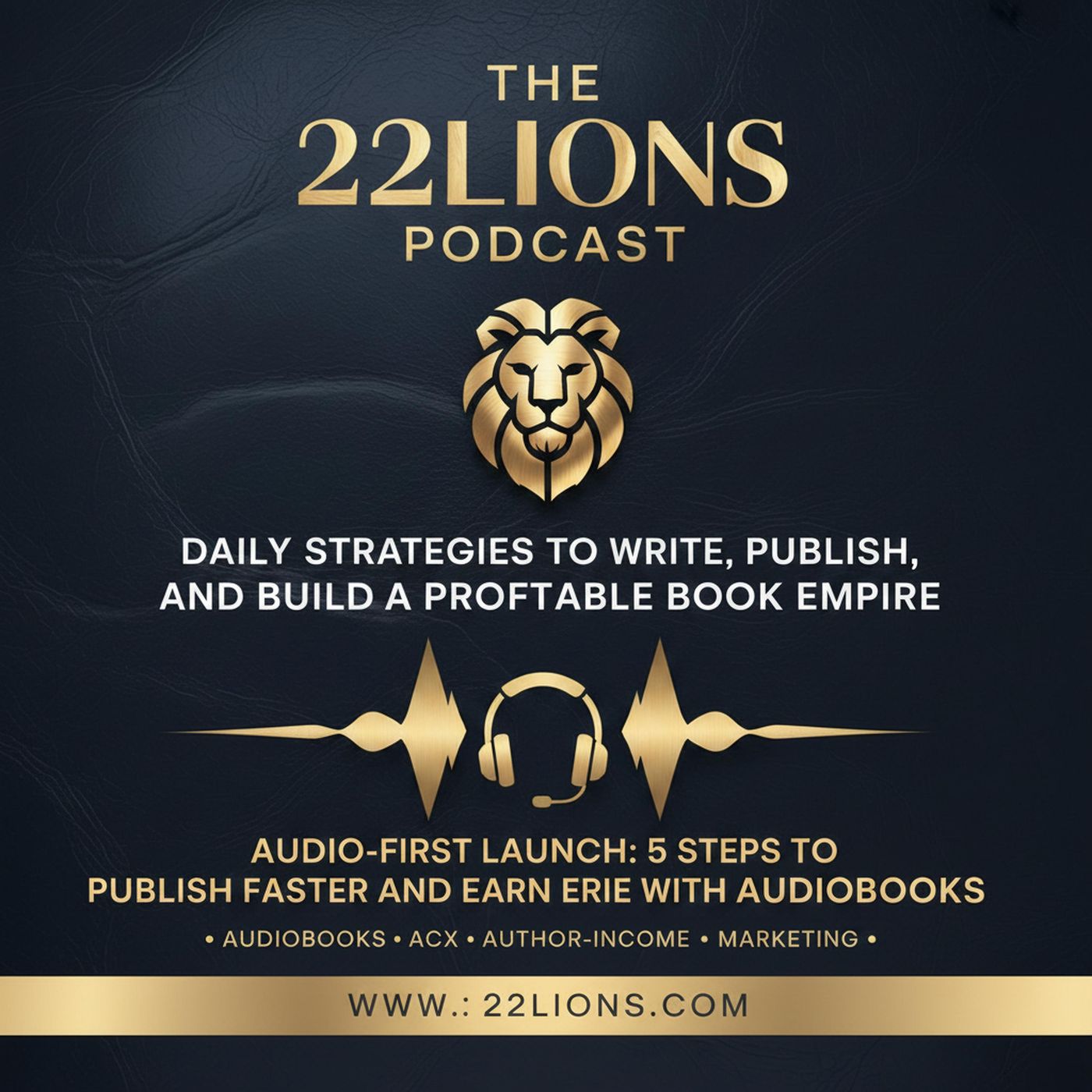 Audio-First Launch: 5 Steps to Publish Faster and Earn Earlier with Audiobooks episode artwork