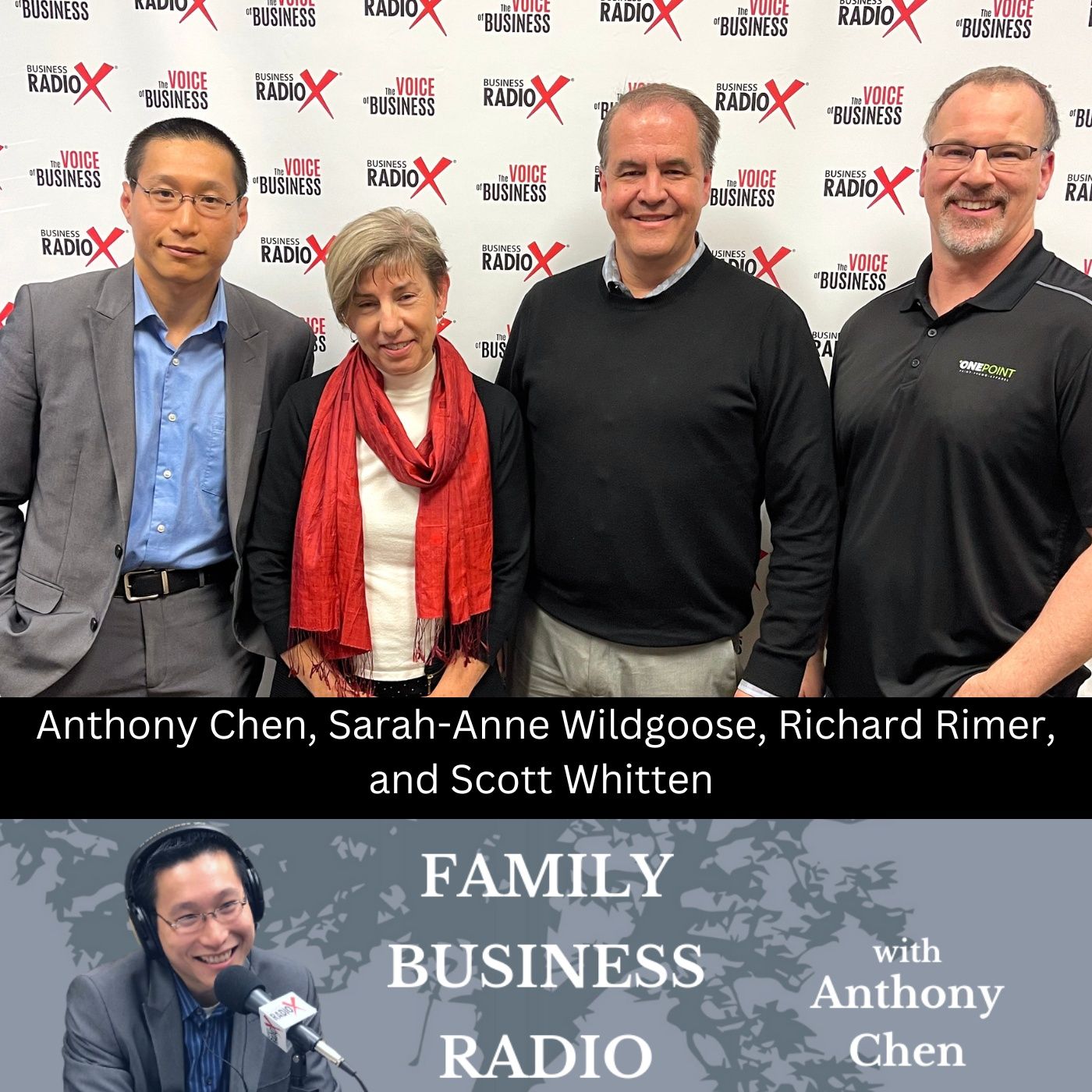 Sarah-Anne Wildgoose, SAW Design Studio, Richard Rimer, Initiating Protection, and Scott Whitten, Proforma OnePoint episode artwork