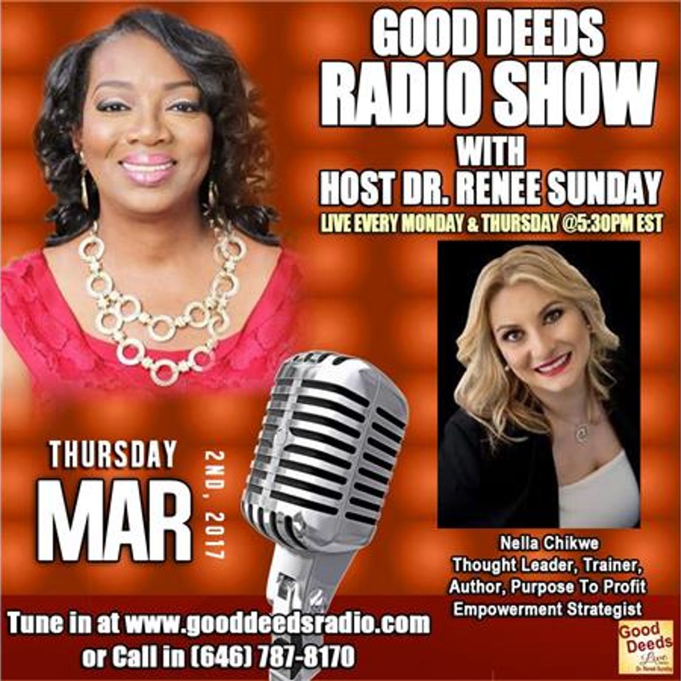 Nella Chikwe - PURPOSE TO PROFIT EMPOWERMENT STRATEGIST shares on Good Deeds episode artwork