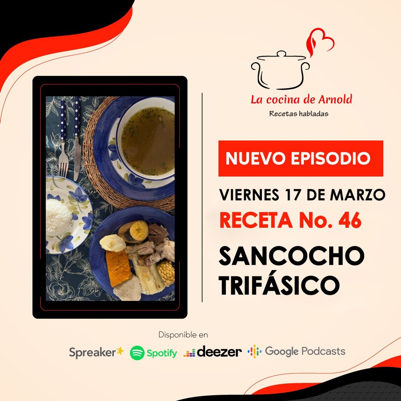 La cocina de Arnold, recetas habladas
