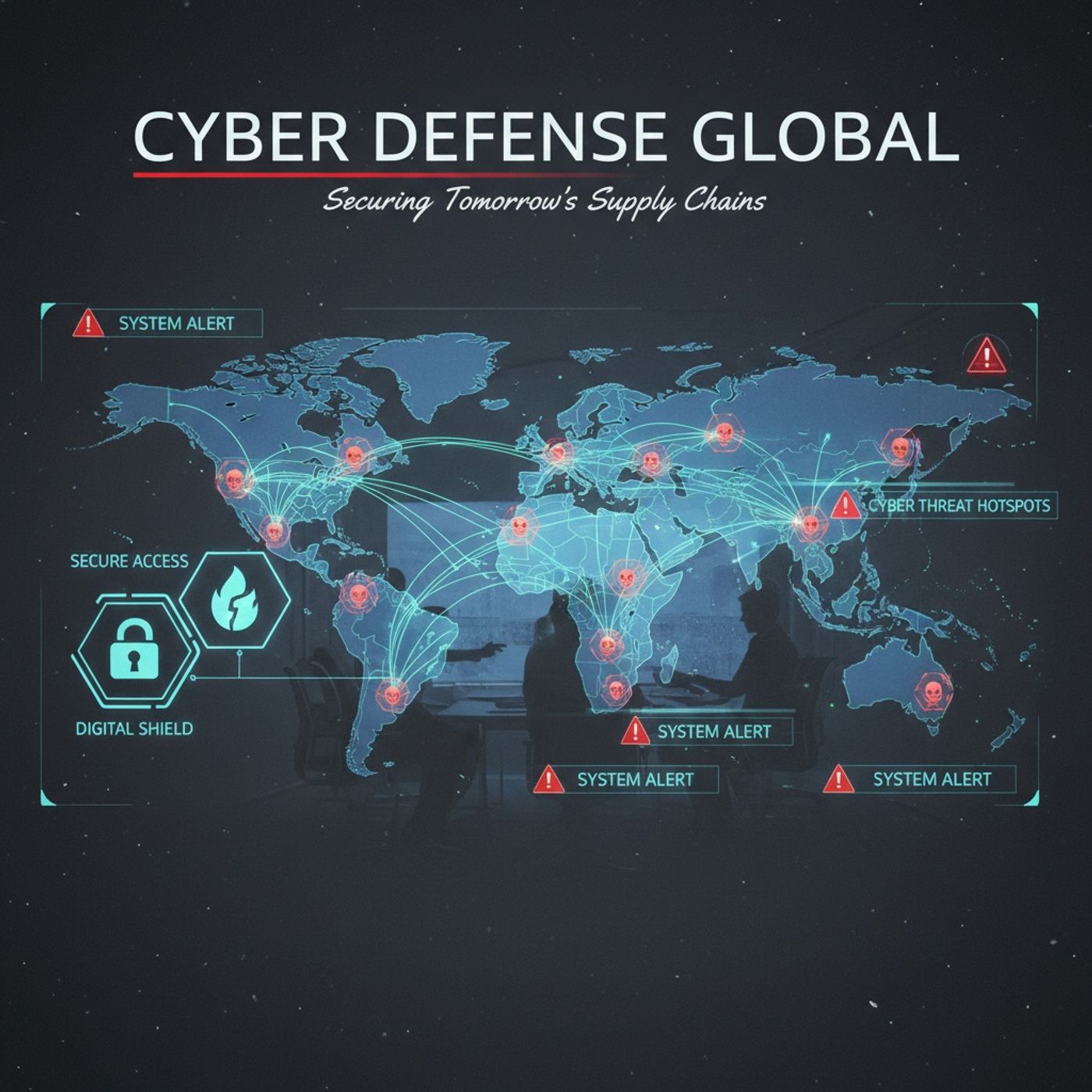 The Digital Battlefield_ Supply Chains Under Siege — Conspiracy Theories Exploring The Unseen cover