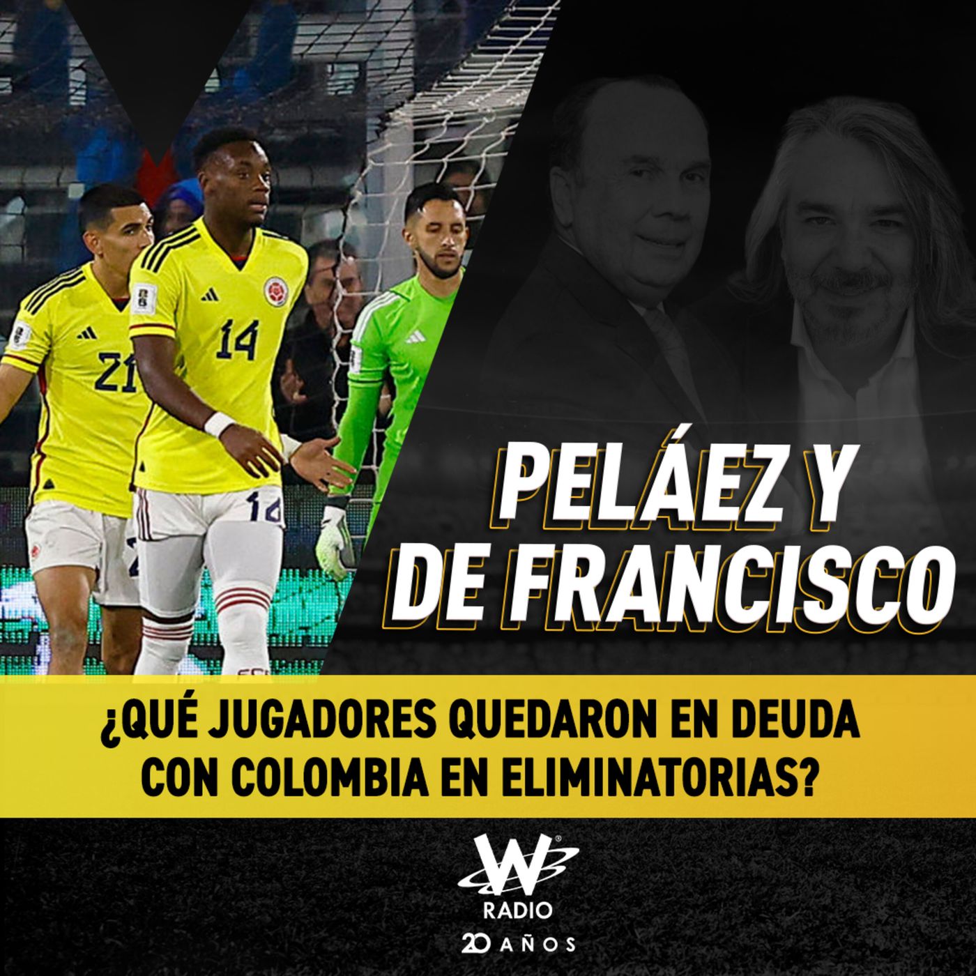 ¿Qué jugadores quedaron en deuda con Colombia en las Eliminatorias?
