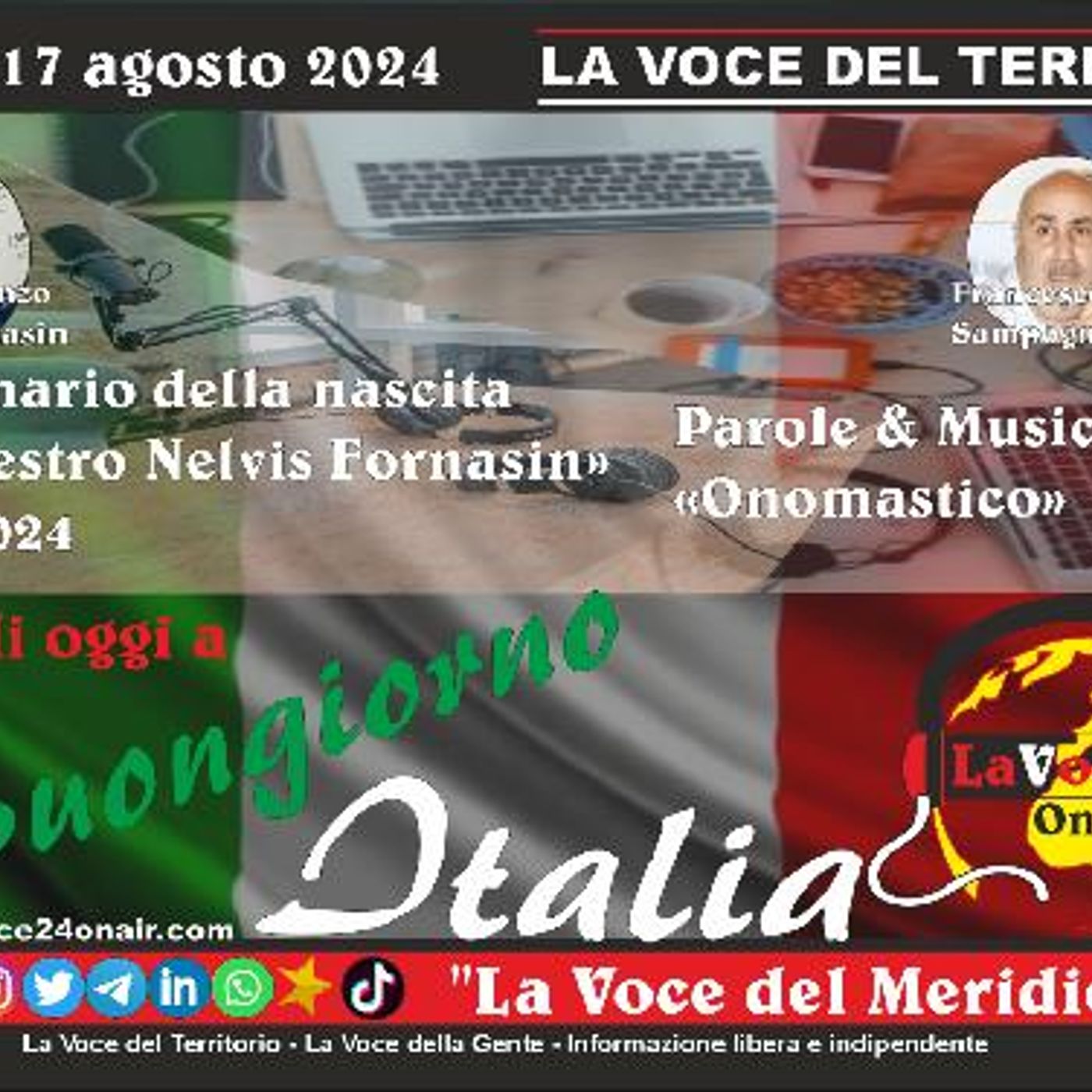 BUONGIORNO ITALIA Magazine settimanale di approfondimento con ospiti - puntata del 17 agosto 2024 – Ospite di oggi: dottor Lorenzo Fornasin episode artwork