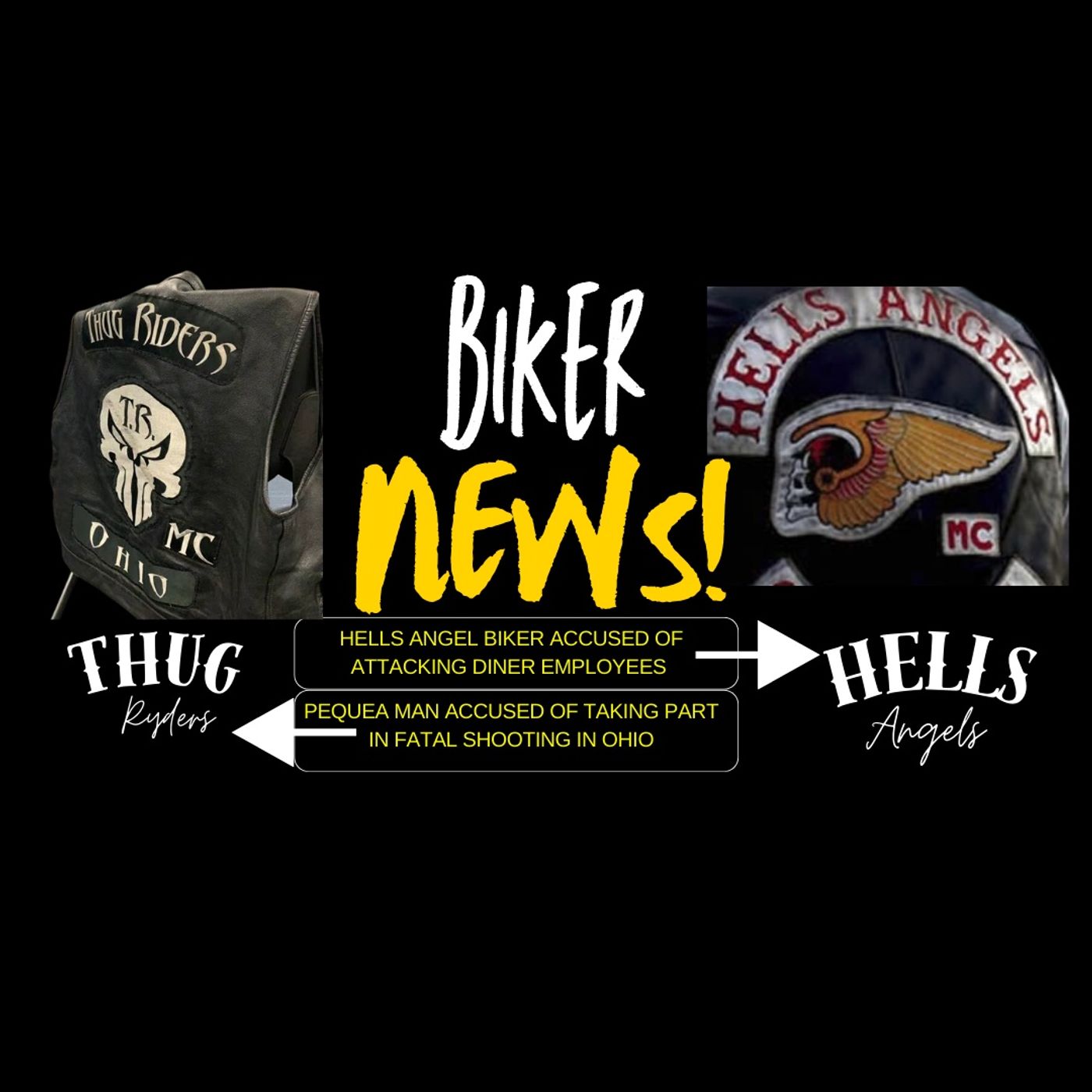 Alleged Hells Angel Attacks Diner Employees & THUG Rider Shoots Kills Man