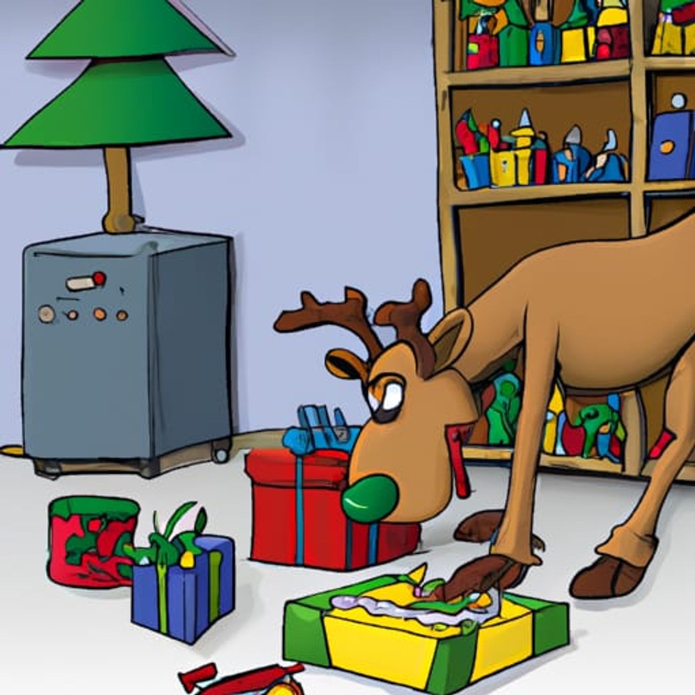 Het Nieuwsgierige Rendier En Het Duiveltje In Een Doosje | Kerstverhalen episode artwork