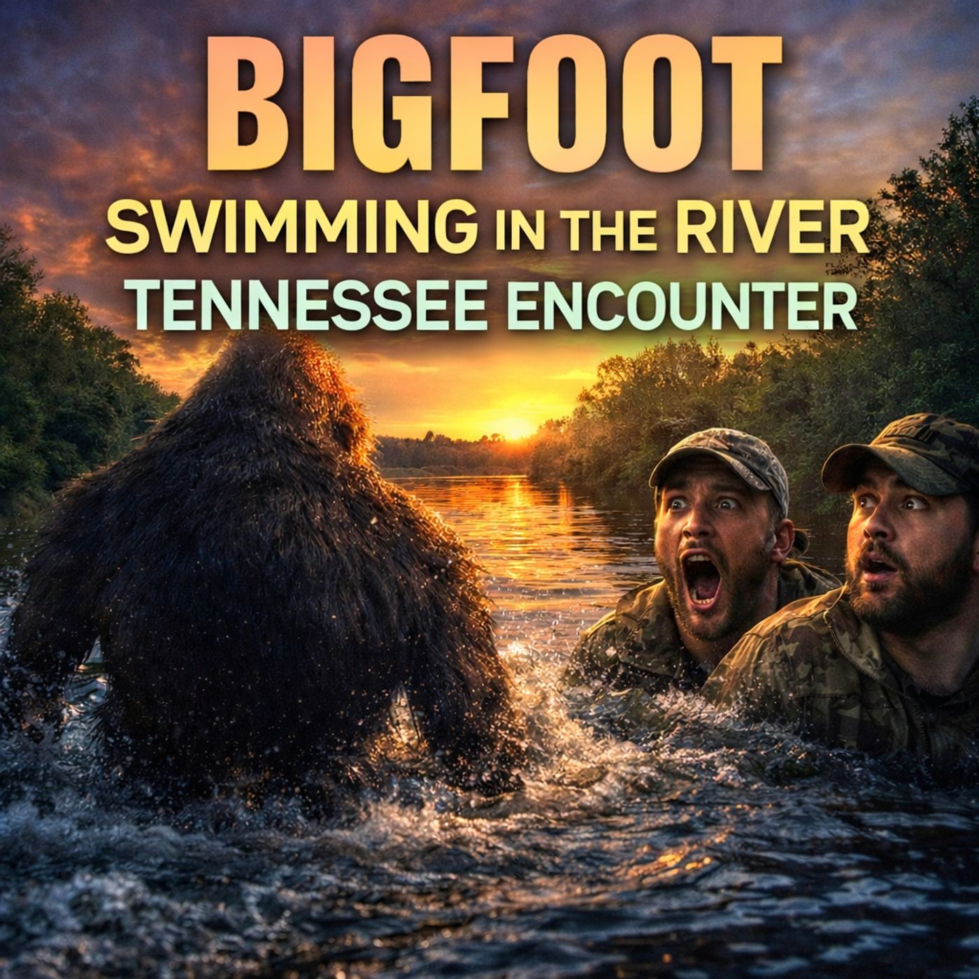 TENNESSEE OUTDOORSMAN HAS TWO BIGFOOT ENCOUNTERS | "IT SWAM 20 FT IN FRONT OF US"