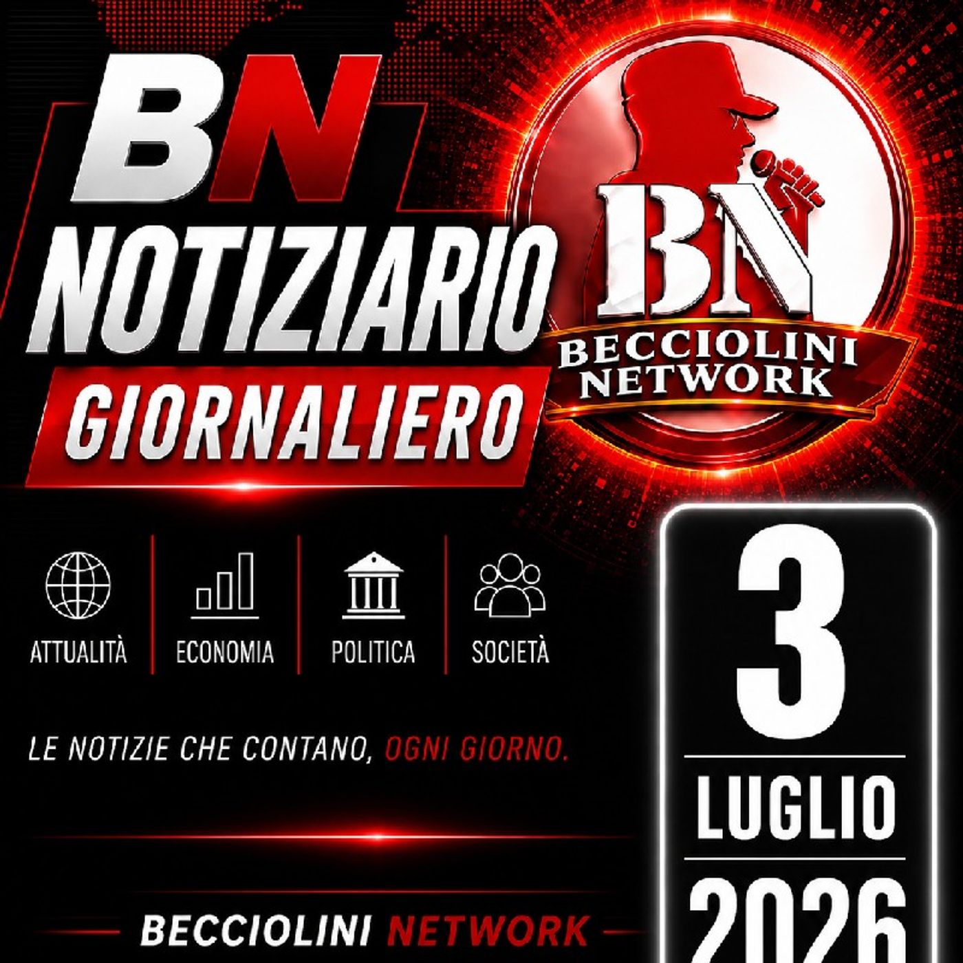 CAPIRE PRIMA DI CREDERE | Notiziario del mattino - del 3 Luglio 2026 episode artwork