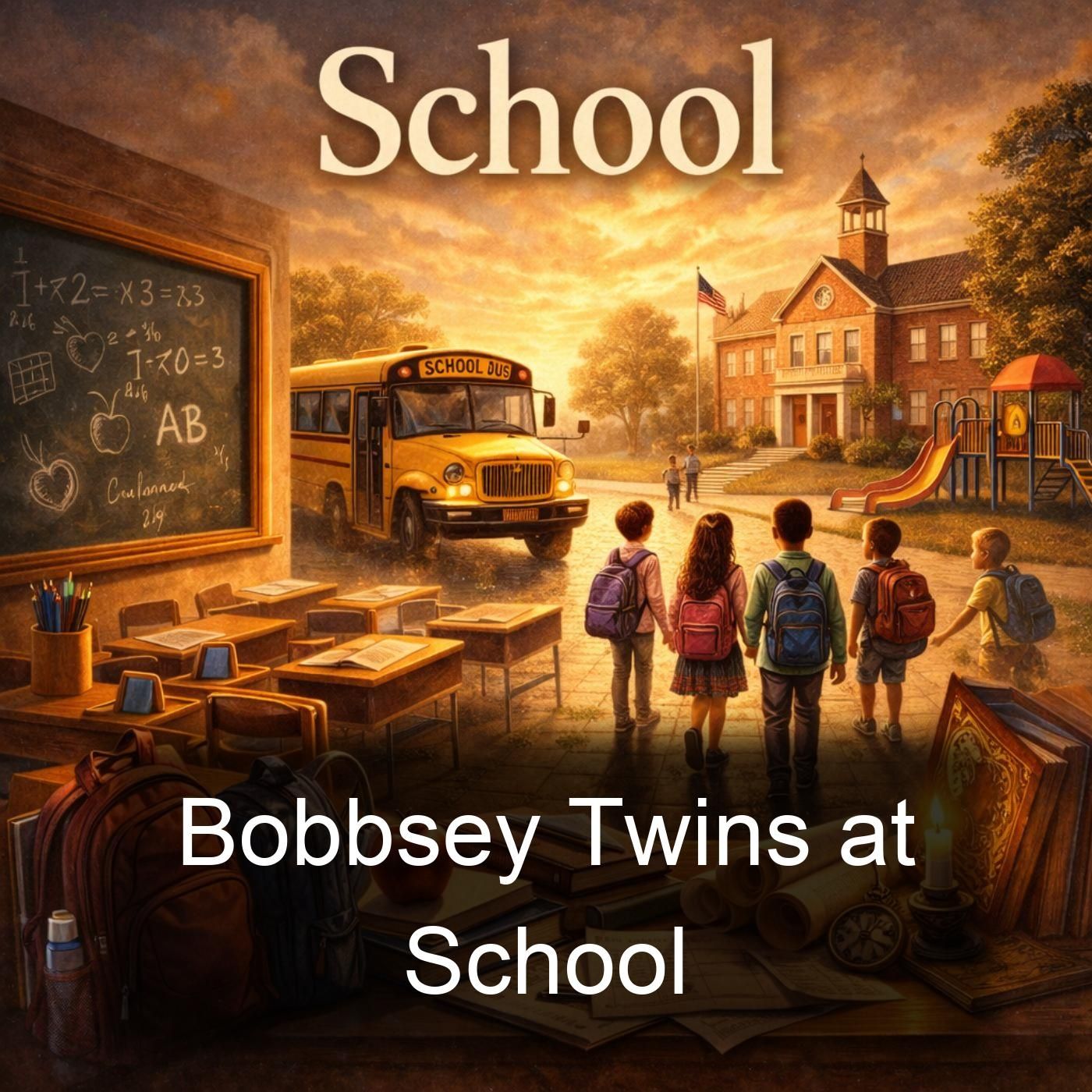 Bobbsey Twins at School cover art