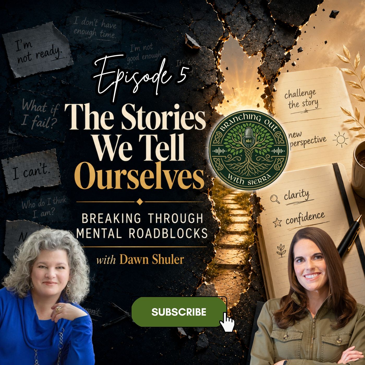 Episode 5: “The Stories We Tell Ourselves: Breaking Through Mental Roadblocks” with Dawn Shuler episode artwork