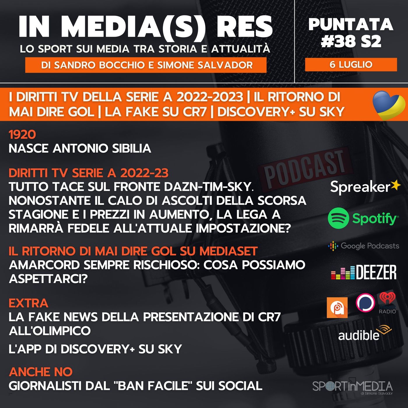 #38 S2 | I Diritti Tv della Serie A 2022-2023 | Il Ritorno di Mai Dire Gol | La fake su CR7 | Discovery+ su Sky episode artwork