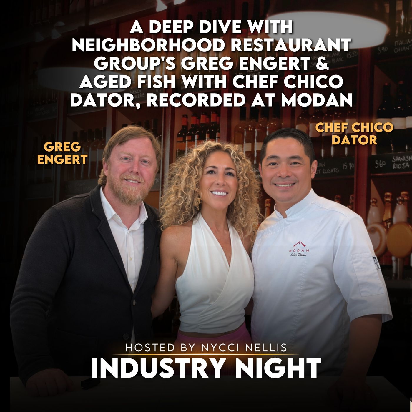 A Deep Dive with Neighborhood Restaurant Group's Greg Engert & Aged Fish with Chef Chico Dator, Recorded at Modan episode artwork