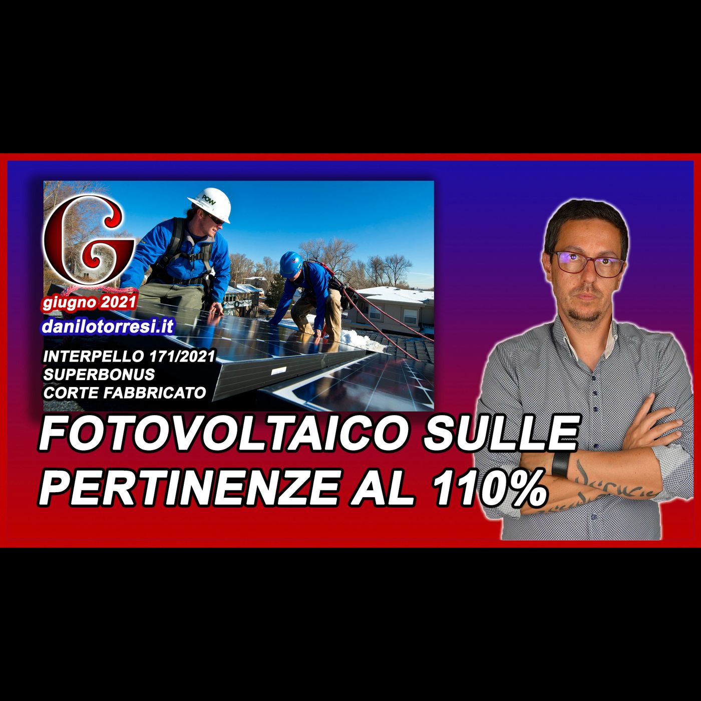 SUPERBONUS 110 fotovoltaico su pertinenze e sulla corte dell’edificio episode artwork