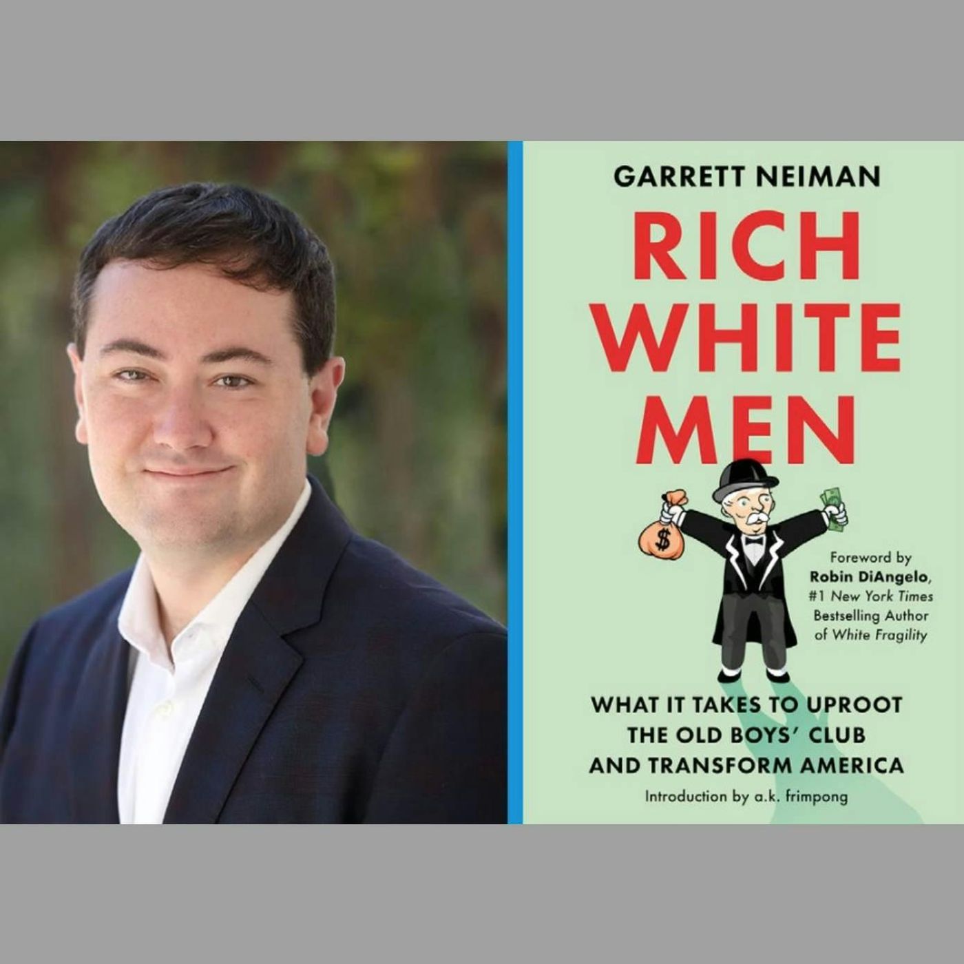 Garrett Neiman on Rich White Men episode artwork