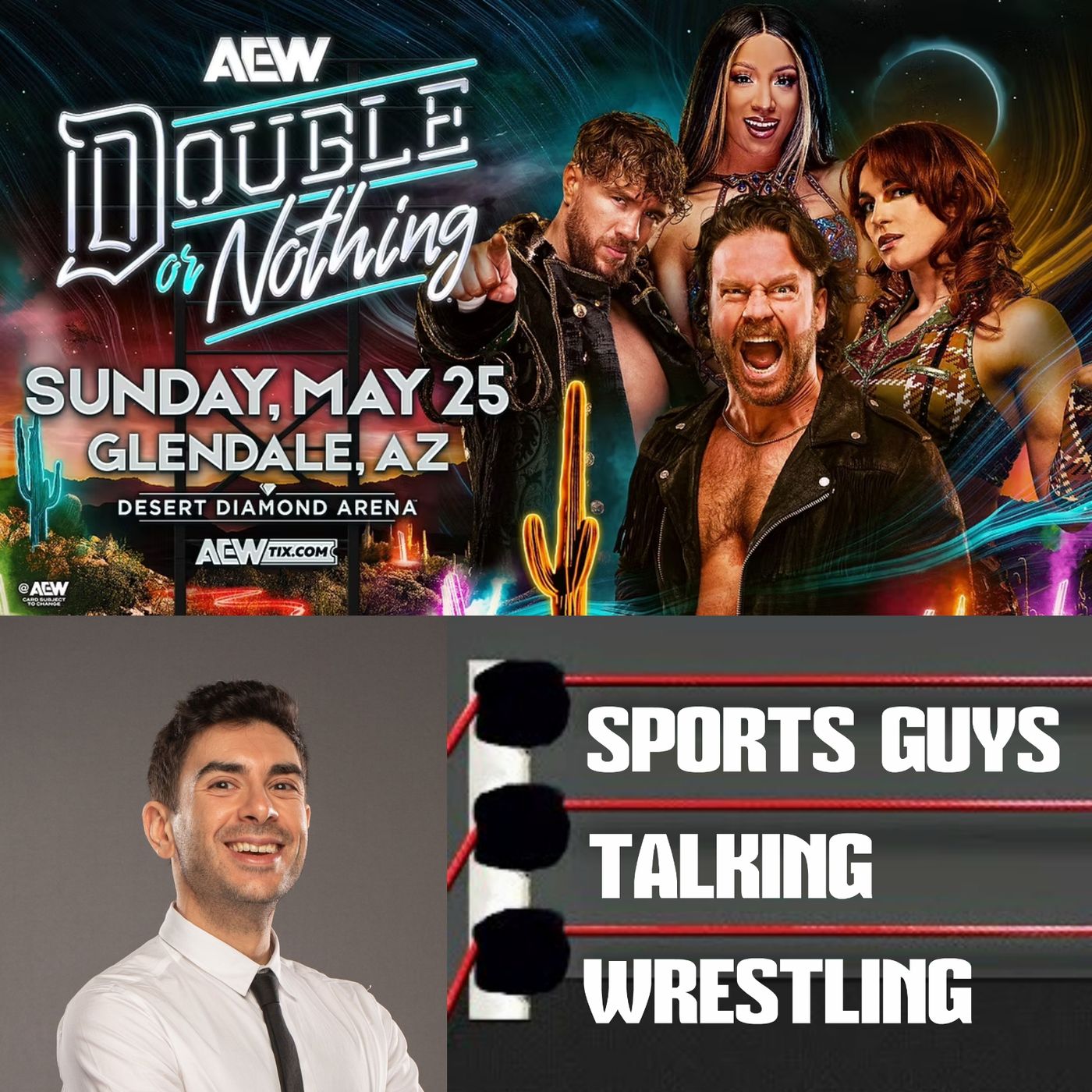 SGTW Presents AEW Double Or Nothing Media Call May 22 2025 episode artwork