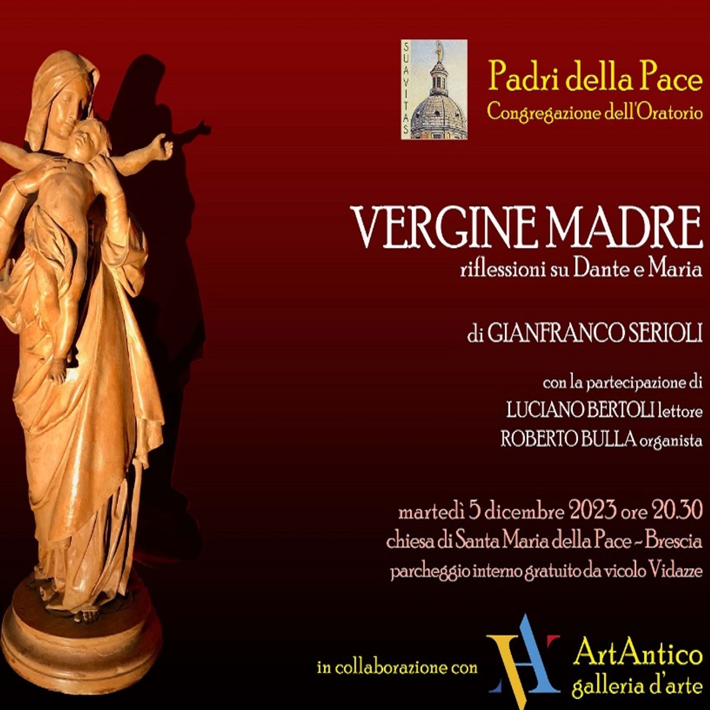 Alla chiesa della Pace una Lectura Dantis dedicata a Maria: intervista a Gianfranco Serioli  -  1 dicembre 2023 episode artwork
