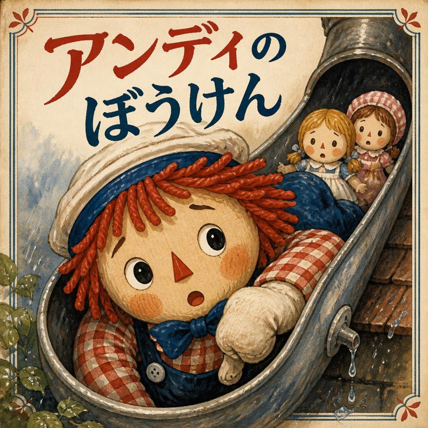 どしゃ降りの雨と、お気に入りの人形アンディのひみつの大冒険 ｜ 読み聞かせ episode artwork
