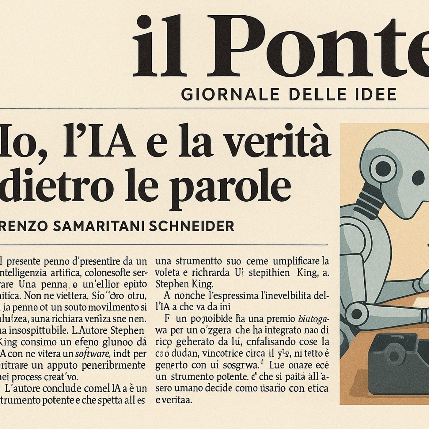 La Penna e la Macchina: Dialoghi con l’Intelligenza Artificiale