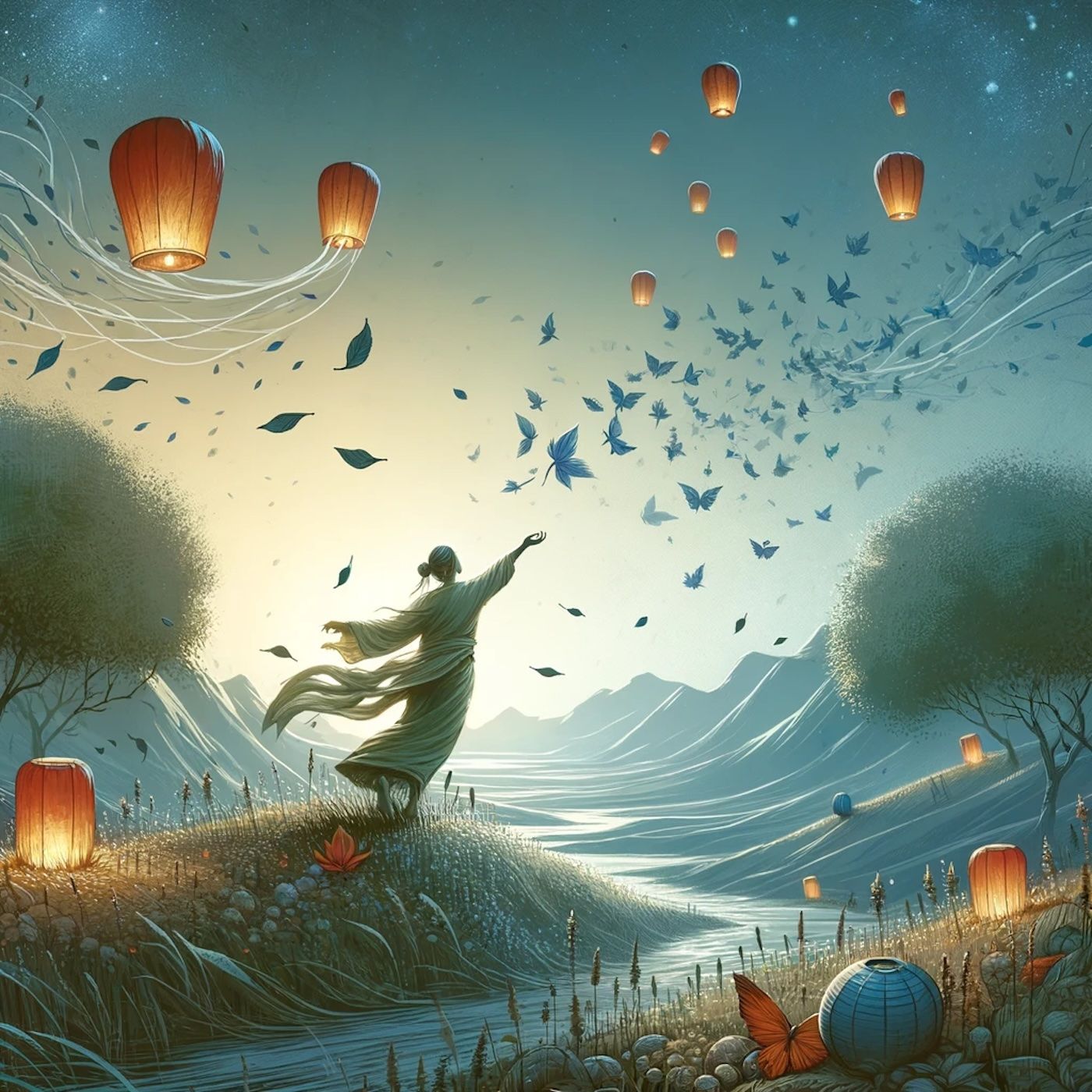 "The art of living is the art of letting go." episode artwork