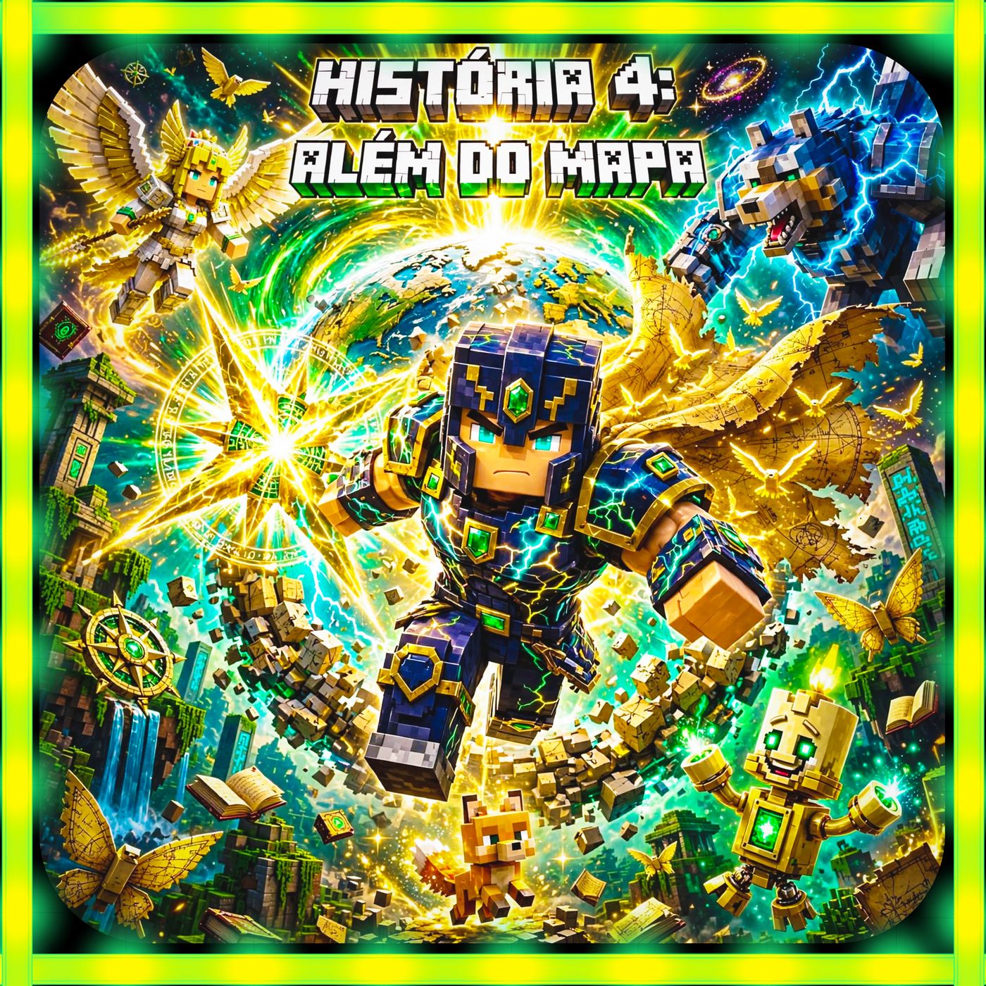 Artwork for Minecraft em Blocos