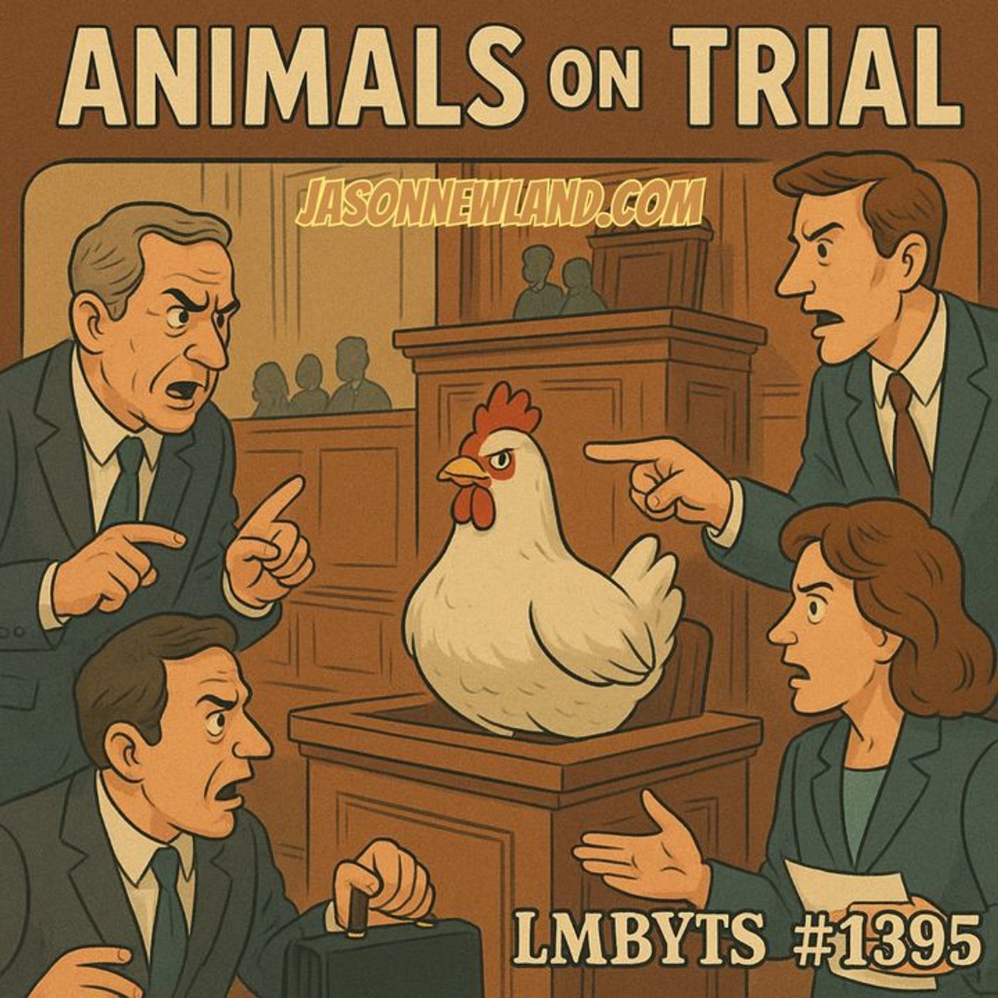 (no music) Animals on Trial | LMBYTS #1395 | Jason Newland | 17th July 2025 episode artwork
