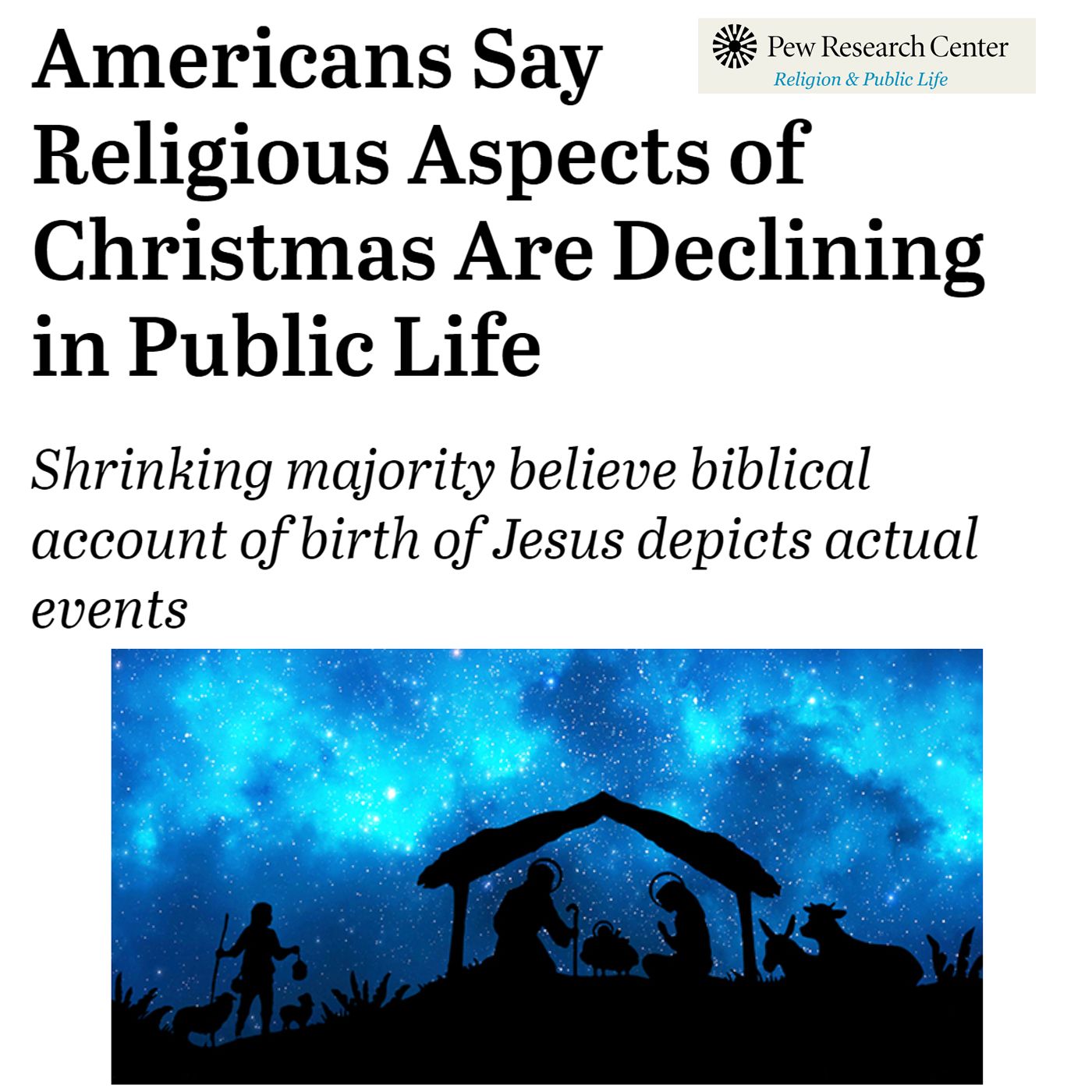 The Christ-Free Christmas