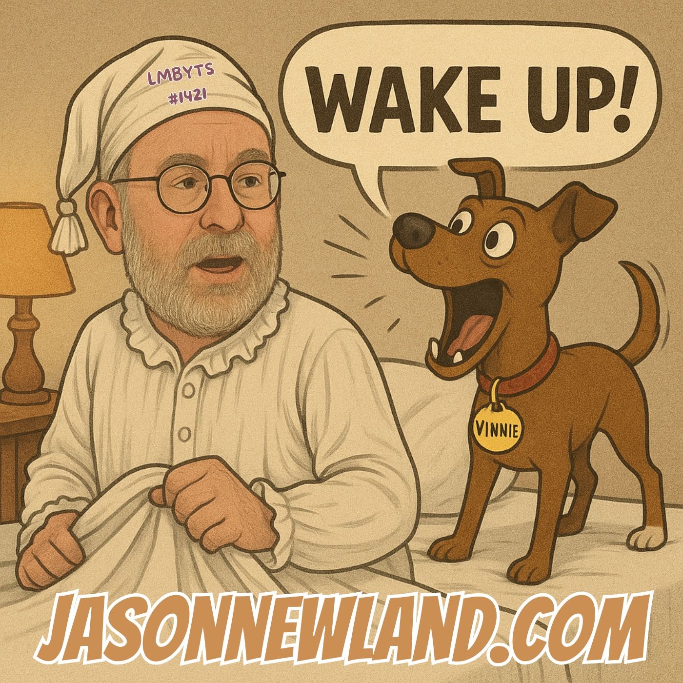 (music) (10 hours) Vinnie woke me up | LMBYTS #1421 | Jason Newland | 24th August 2025