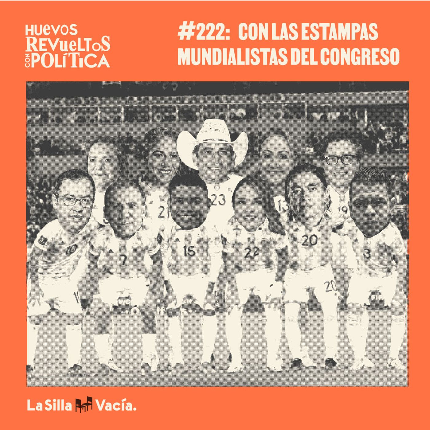 Huevos Revueltos con las estampas mundialistas del Congreso