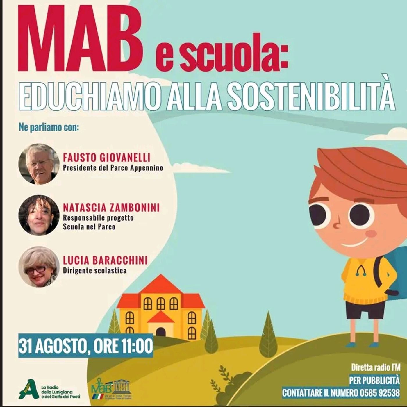 MAB e scuola: educhiamo alla sostenibilità (Lunigiana Talk - 31 Agosto 2024) episode artwork
