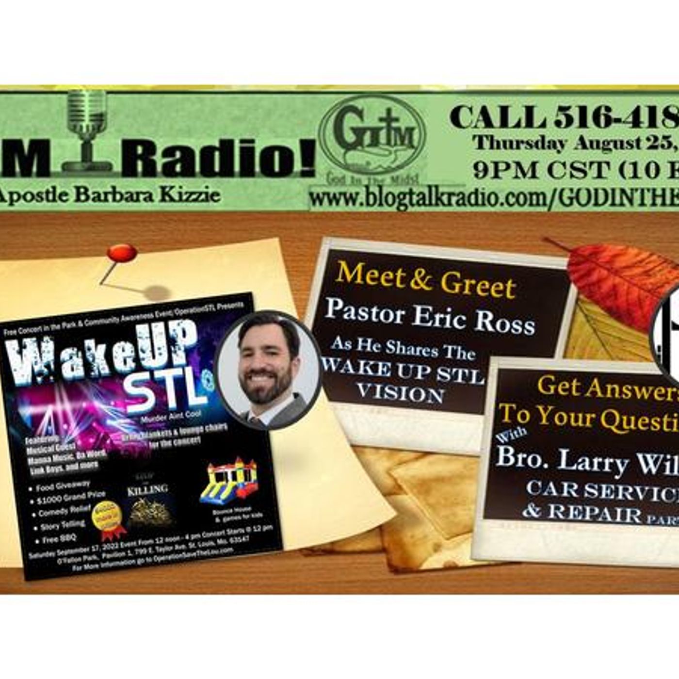 GITM Radio  Aug 25,2022 Car Q & A#3: Bro Larry Wilson & WakeUpSTL: Pastor Eric episode artwork