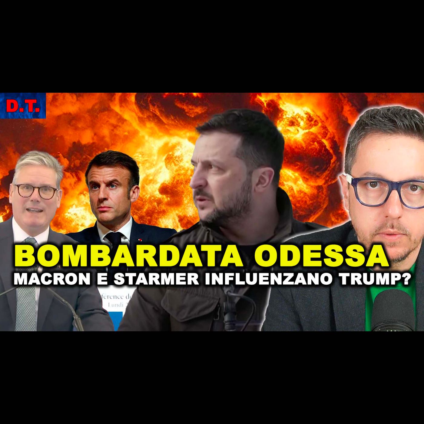 BOMBARDAMENTO RUSSO SU ODESSA | Macron e Starmer hanno fatto cambiare idea a TRUMP su PUTIN?