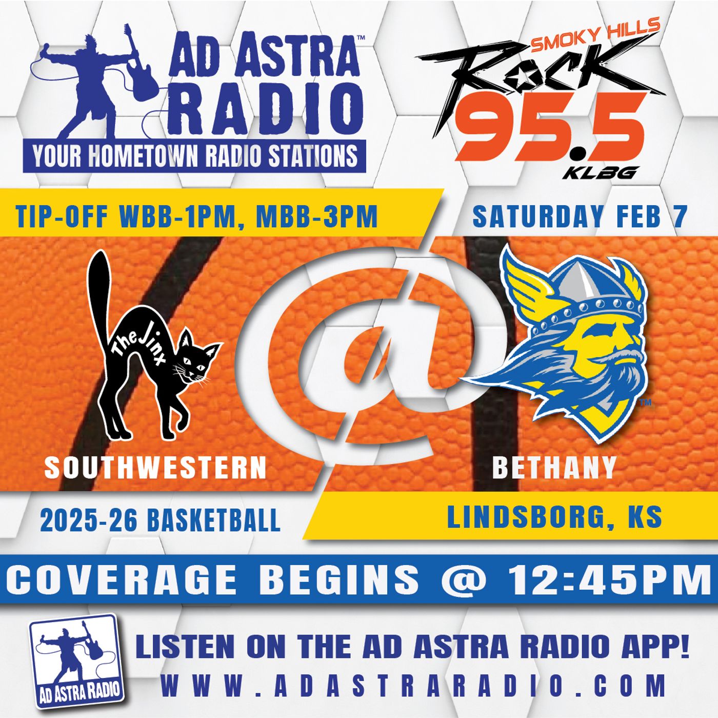 Southwestern Moundbuilders at Bethany Swedes Mens College Basketball (February 7, 2026) episode artwork