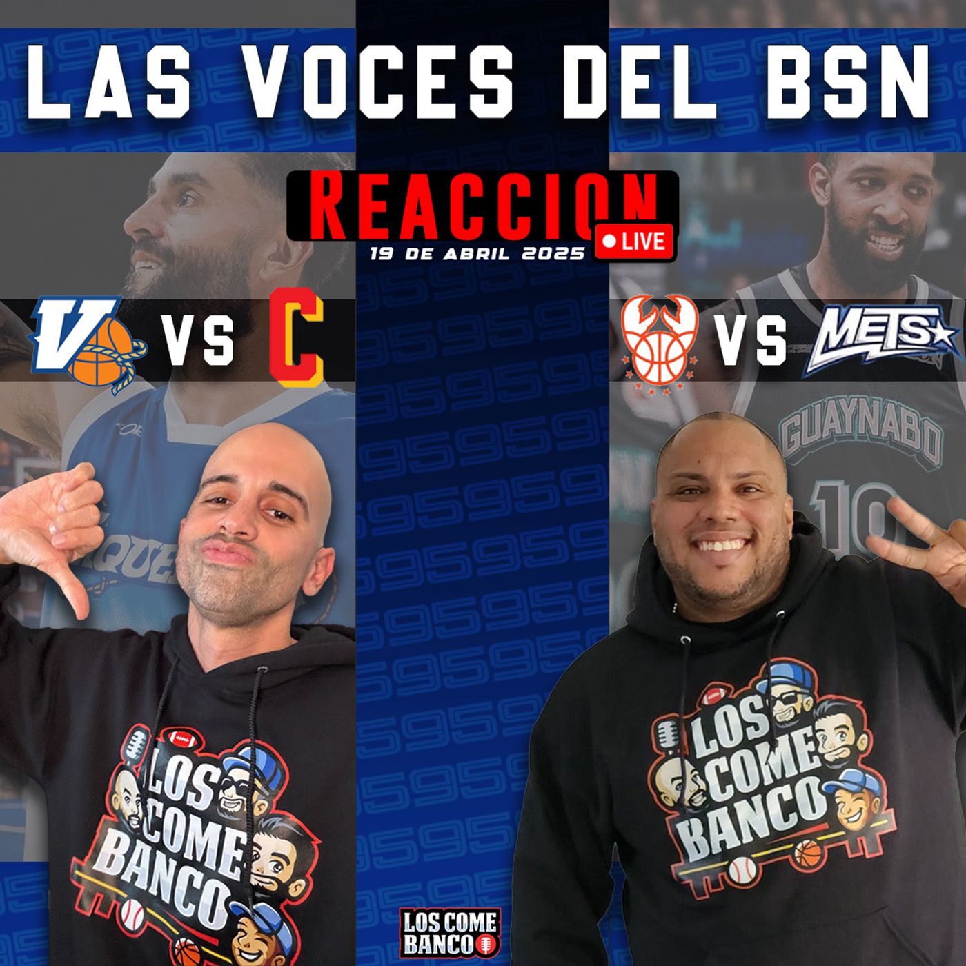 Las Voces del BSN: Reaccionan a Vaqueros vs Gigantes y Mets vs Cangrejeros