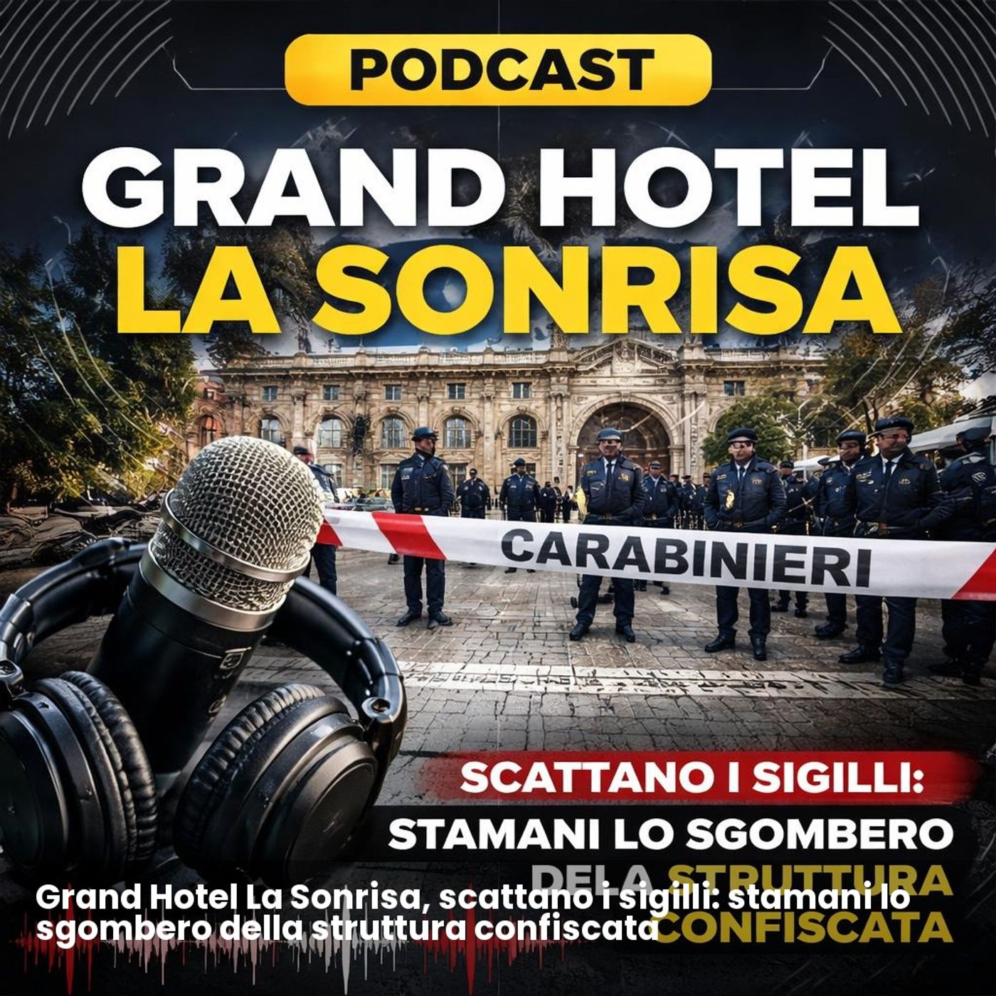 Grand Hotel La Sonrisa, scattano i sigilli: stamani lo sgombero della struttura confiscata episode artwork