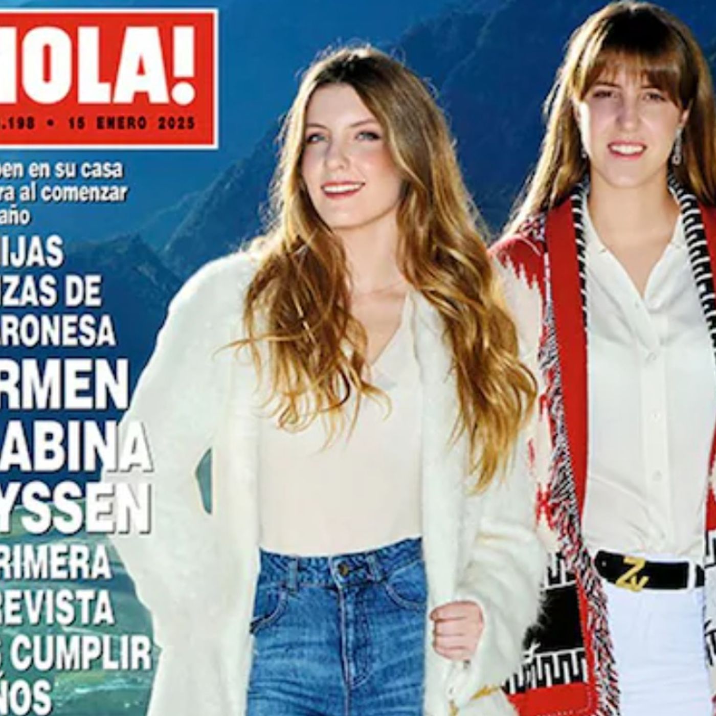 Crónica Rosa: Las mellizas Thyssen posan sin su madre en '¡Hola!'