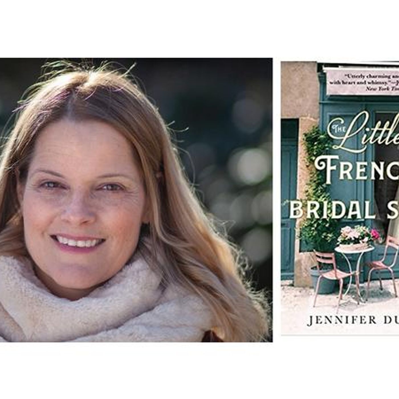 Author Jennifer Dupee talks #TheLittleFrenchBridalShop on #ConversationsLIVE episode artwork