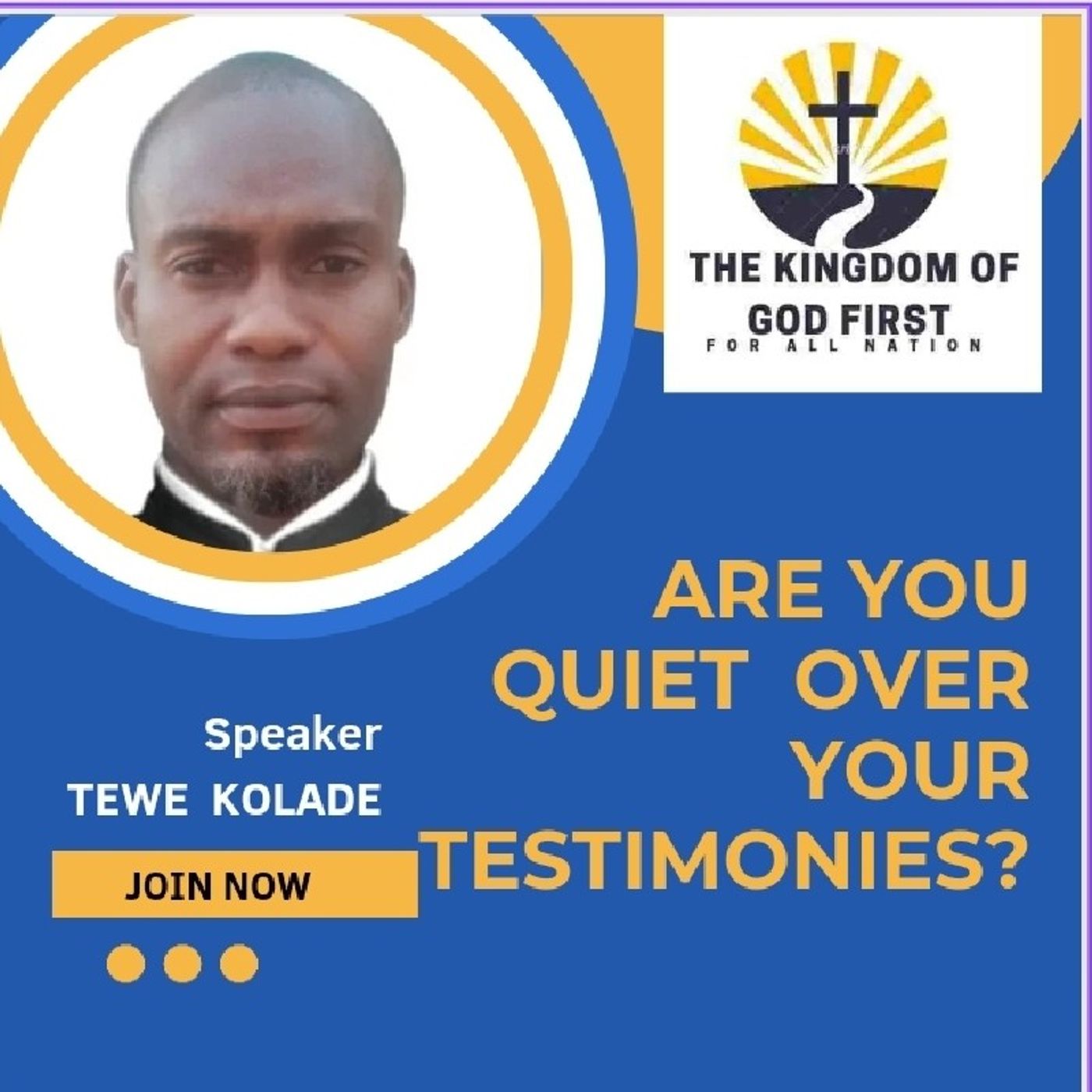 ARE YOU QUIET OVER YOUR TESTIMONIES? episode artwork